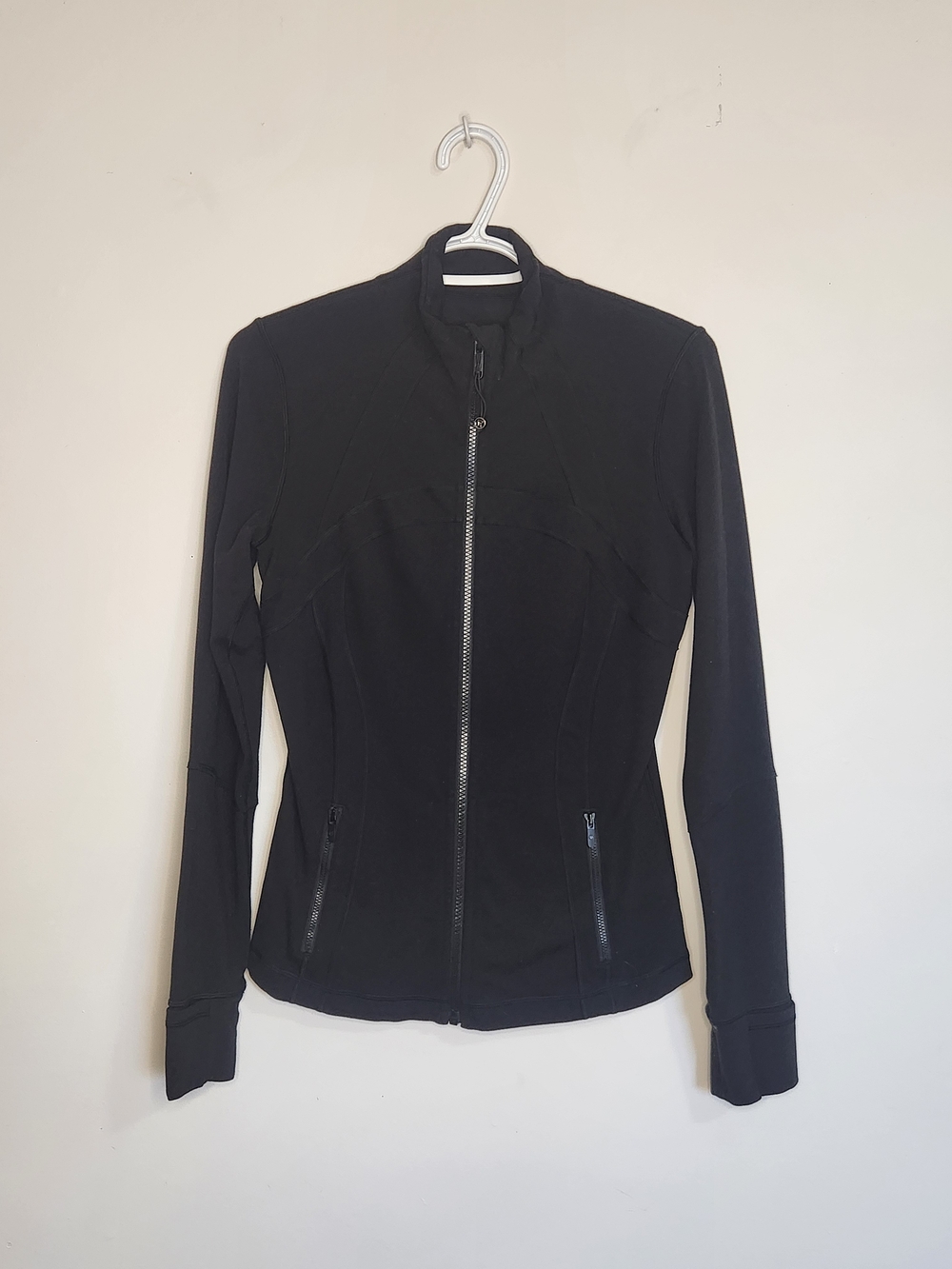 Lululemon Women's Black Zip-Front Utility Jacket - Brand Unidentified
